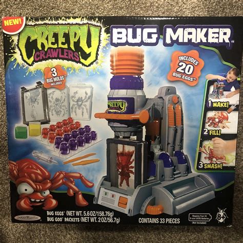 Retro Creepy Crawlers Bug Maker 2011 Jakks Pacific Complete Eggs Goo