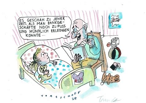 Bank Von Jan Tomaschoff Wirtschaft Cartoon Toonpool