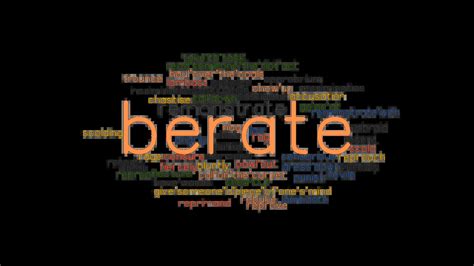 BERATE: Synonyms and Related Words. What is Another Word for BERATE ...