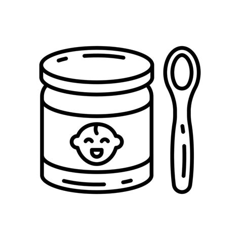 Baby food icon in vector. Illustration 27450428 Vector Art at Vecteezy