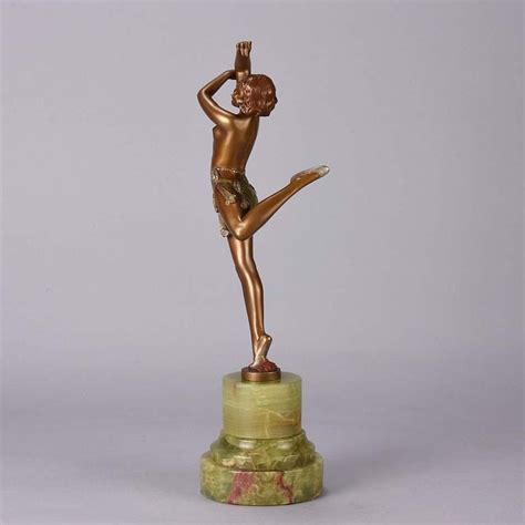 Art Deco Bronze Figure Entitled Erotic Dancer By Bruno Zach At 1stdibs