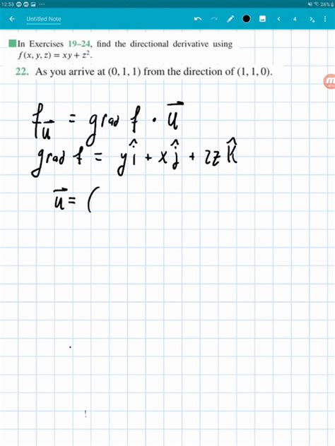 Solvedcompute The Directional Derivatives Of The Following Functions