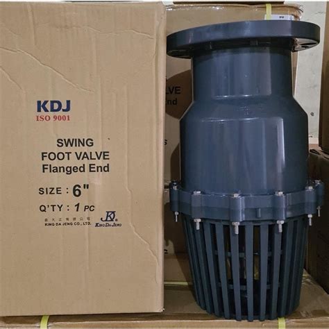 Jual Foot Valve Flange 6 Inch Pvc Kdj Taiwan AW JIS 6 Swing Shopee