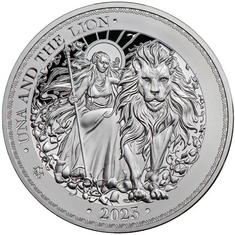 Oz Proof Silver St Helena Una And The Lion Coins Silver