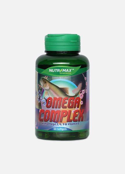 Jual Nutrimax Omega Complex Vitamin E 60 Softgel Di Lapak AUST BOX