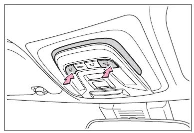 Toyota Corolla (E210): Using the interior lights