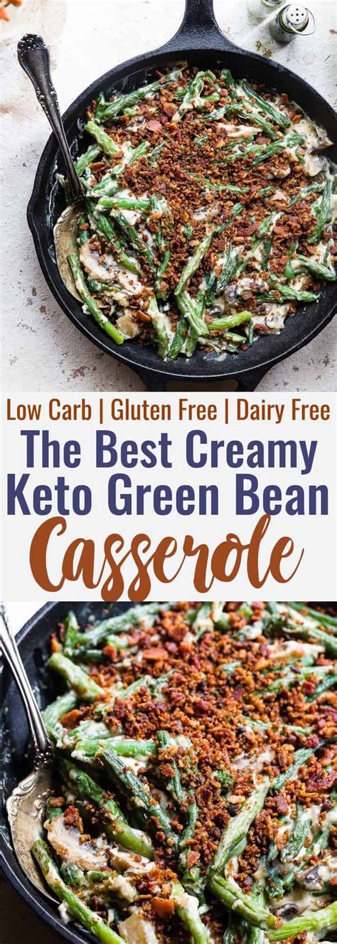 Low Carb Keto Green Bean Casserole This Low Carb Green Bean Casserole Is An Easy Healthy R