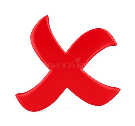 Wrong Cross Symbol Isolated Stock Illustration Illustration Of