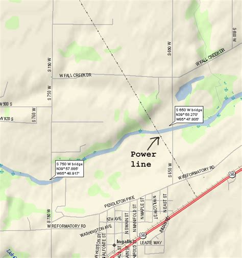 Fall Creek River Segments Above Geist Reservoir