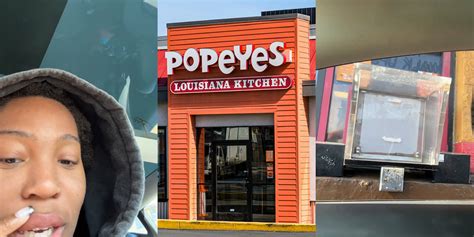 Popeyes Customer Shocked at Drive-Thru Security Drawer