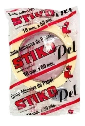 Cinta De Papel Enmascarar Pintor Stiko Mm X Metros Mercadolibre