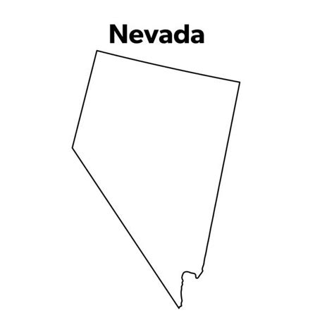 Nevada State Outline Illustrations Royalty Free Vector Graphics And Clip Art Istock