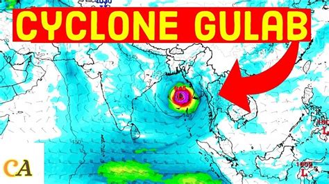 Cyclone Gulab Forms Over Bay Of Bengal Path And Landfall Location