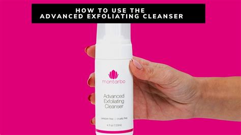 How To Use The Advanced Exfoliating Cleanser Youtube