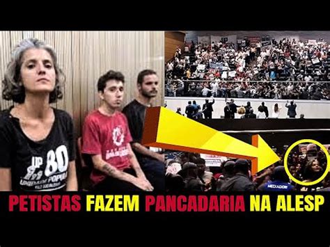 PETISTAS FAZEM PANCADARIA NA ALESP APÓS PRIVATIZAÇÃO DA SABESP YouTube