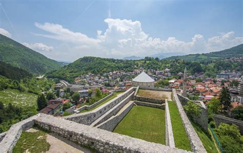 Travnik Is The Capital Of The Central Bosnian Canton Stock Photo