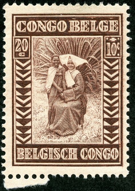 Big Blue 1840 1940 Belgian Congo Stamps Part Ii A Closer Look