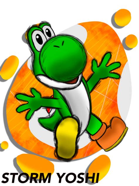 Yoshi In Mario Striker Style By Oscarthedog868 On Deviantart