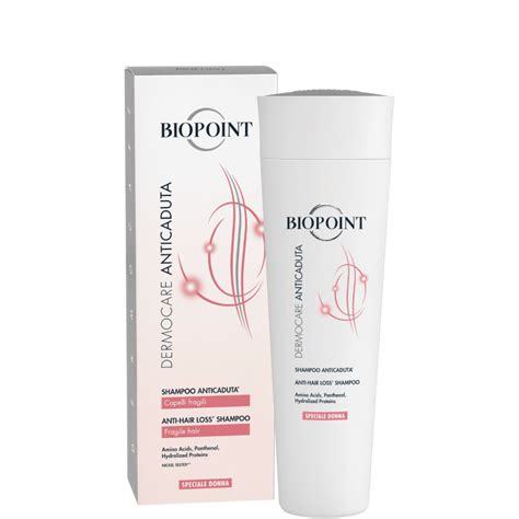 Biopoint Dermocare Shampoo Anticaduta Capelli Fragili Speciale Donna