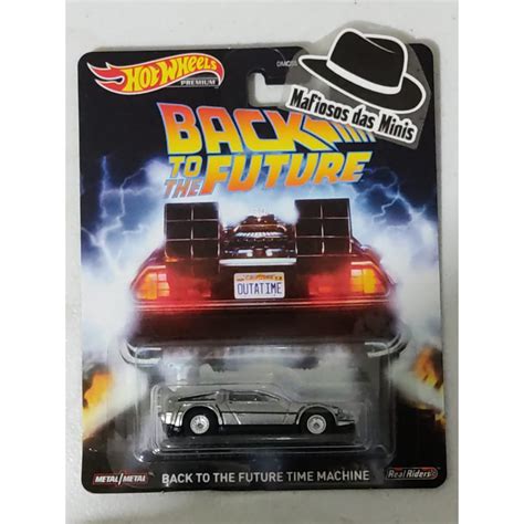 Hot Wheels Back To The Future Time Machine Delorean De Volta Para O
