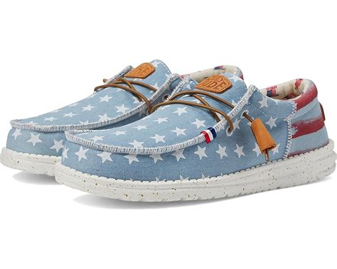 Hey Dude Wally Americana Slip On Casual Shoes Zappos