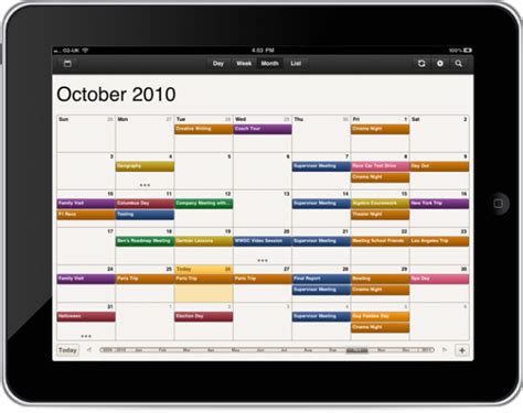 Cloud Calendar for the iPad [Google Apps] - ChurchMag