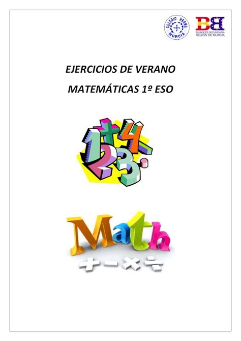 Pdf Ejercicios De Verano Matem Ticas Eso Pdf File Potencias