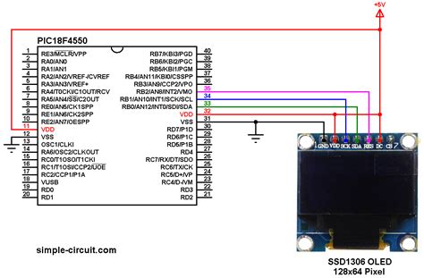 Interfacing PIC18F4550 With SSD1306 OLED Simple Projects