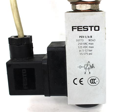 Festo Frm D Midi Branching Module 16 Psi W Pev 14 B Pressure Switch