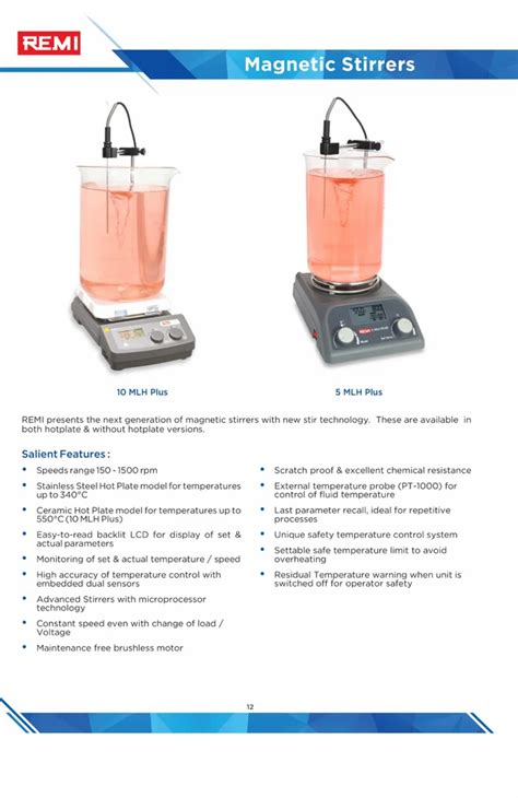 Magnetic Stirrer With Hot Plate Remi Magnetic Stirrers With Hot Plate 5 MLH Manufacturer From