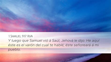 1 Samuel 9 17 RVA Desktop Wallpaper Y luego que Samuel vió á Saúl