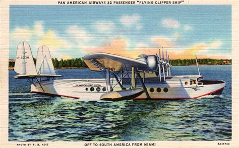 Sikorsky S-42 | Pan Am Clipper Flying Boats | Flying boat, Vintage ...