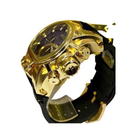 Relógio Masculino Invicta Zeus Magnum Linha Gold One Dourado fundo