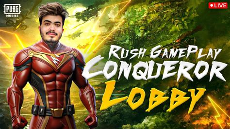 Rush Game Play In Conqueror Lobby Pubg Mobile Doreamon Gaming Is