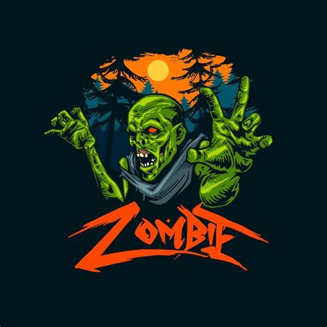 Premium Vector Zombie Artwork For Tshirt Design