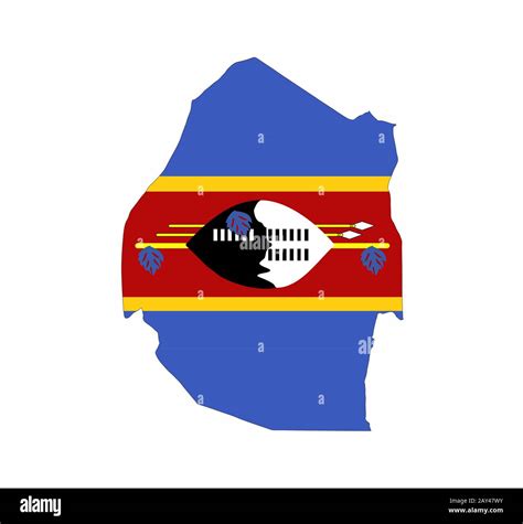 Mapa De La Bandera De Swazilandia Fotograf A De Stock Alamy