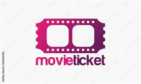 Movie Ticket Logo template designs, Cinema Ticket Logo Stock Vector ...