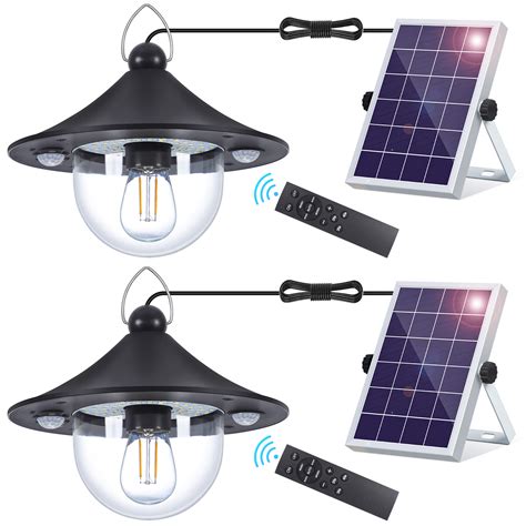 Ropelux Solar Shed Indoor Outdoor Lights With 3000LM 5 Modes Daytime