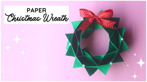 Diy Paper Christmas Wreath Tutorial