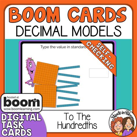 Decimal Models To The Hundredths Boom Cards Digital Distance