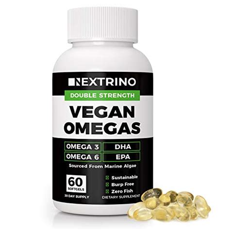 Vegan Omega 3 Supplement 60 Softgels Algal Oil With Dha Epa Omega