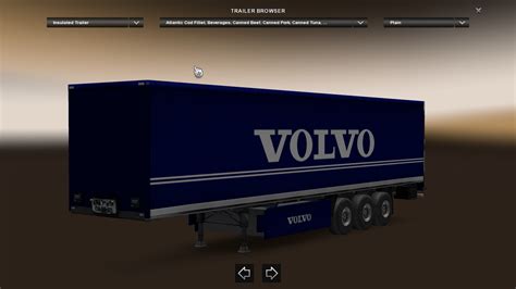 Volvo Skin Trailer Addon Euro Truck Simulator 2 Multiplayer Mod For