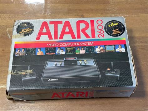 Atari 2600 Original - 1 Atari 2600 - Console with games - In original box - Catawiki