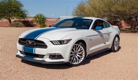 2016 Mustang Gt Premium Pp With Velocity Blue Painted Stripes 2015