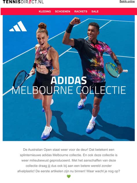 Tennisdirect Ontdek De Nieuwe Adidas Melbourne Collectie Milled