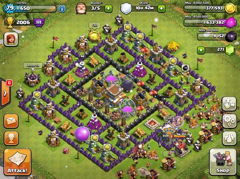 Clash Of Clans Tips Town Hall Level 8 Layouts