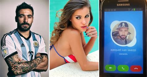 Lavezzi Otra Vez En Problemas Mariana Diarco Asegura Que El Futbolista La Llama Y La Persigue