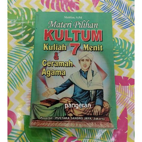 Jual Materi Kultum Kuliah Menit Dan Ceramah Agama Shopee Indonesia