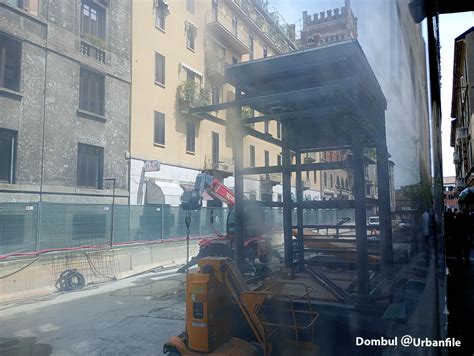 Milano Centro Storico Cantieri Tratta Centrale M Maggio