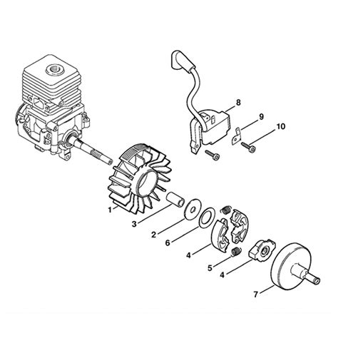 Stihl Km 55 Rc E Engine Km 55 Rc E Parts Diagram Ignition System